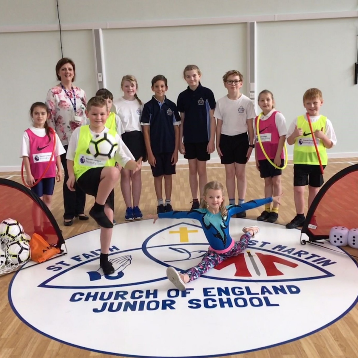 St faith and st martin pupils enjoy brand new school hall 